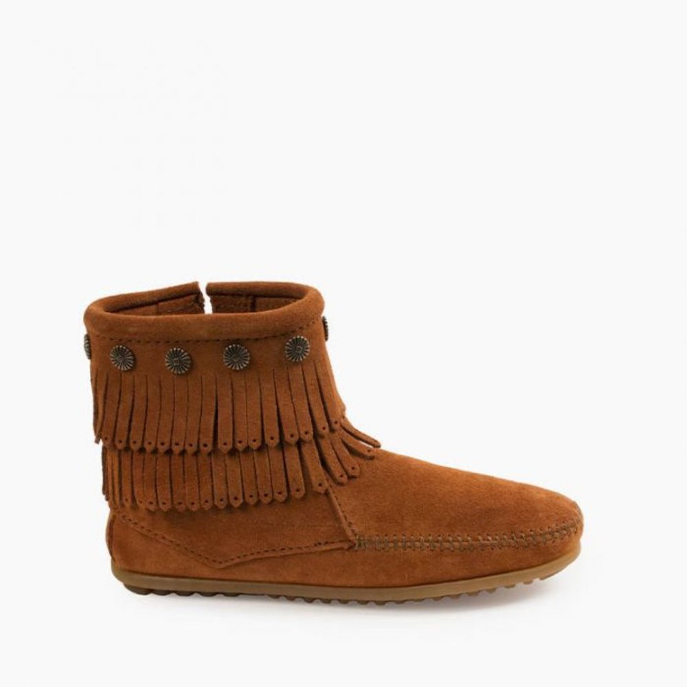 Minnetonka Brown Suede Boots
